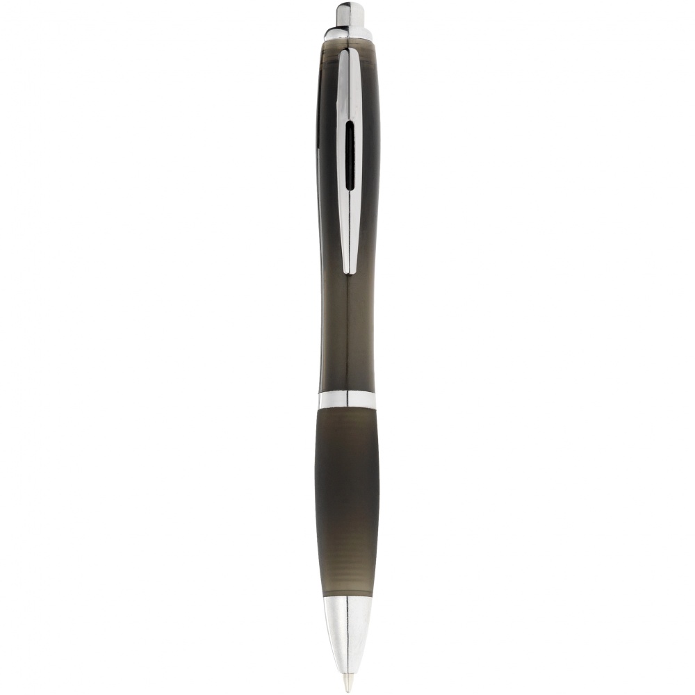 Logo trade promotional merchandise photo of: Nash ballpoint pen, black