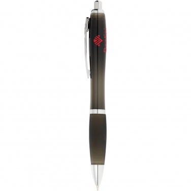 Logo trade promotional items image of: Nash ballpoint pen, black