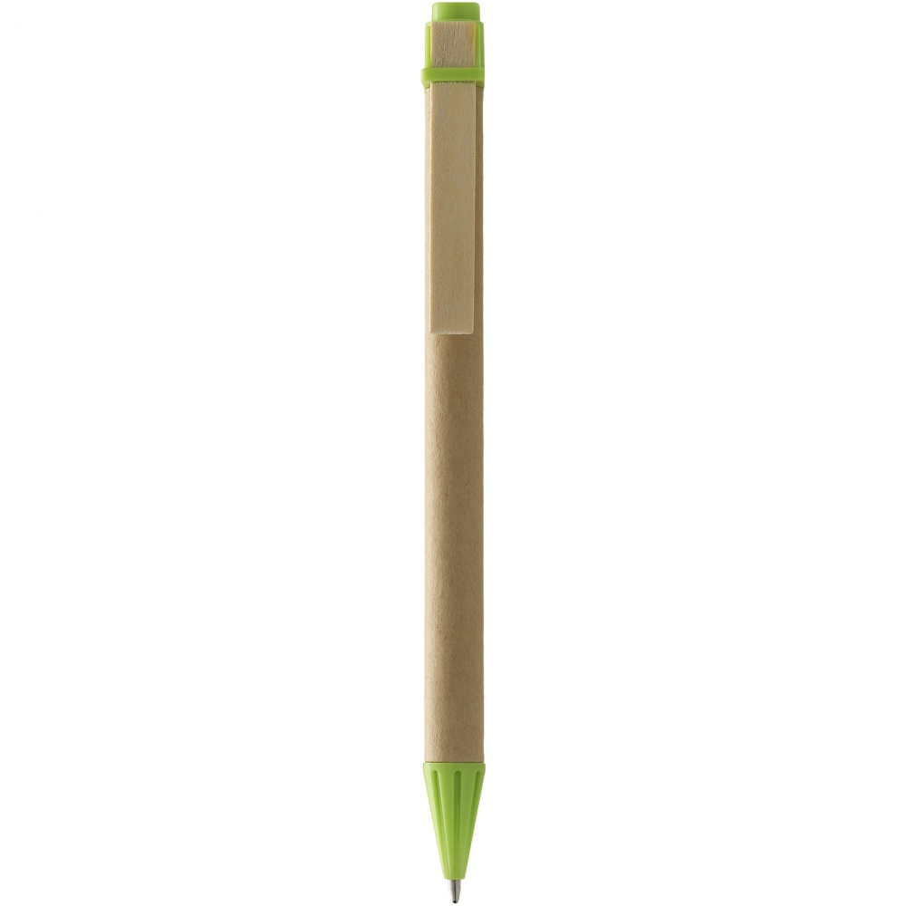 Logo trade promotional giveaways image of: Salvador ballpoint pen, light green