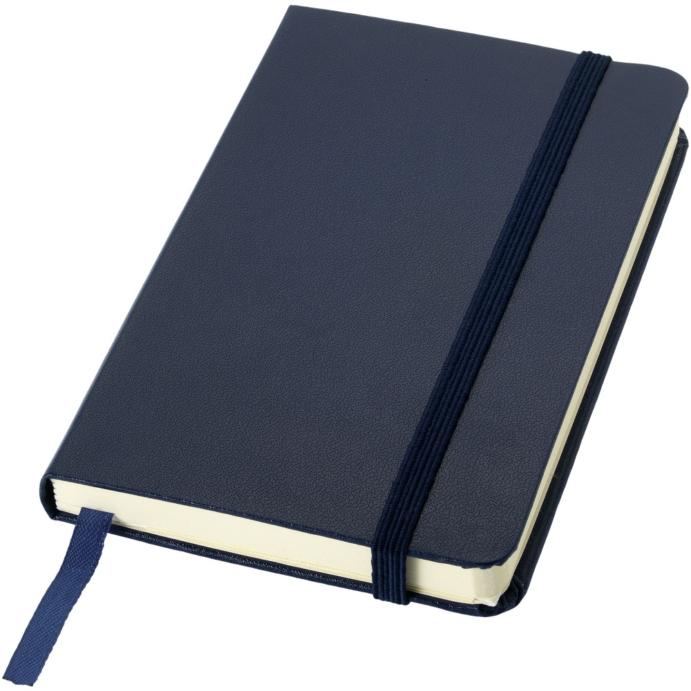 Logotrade business gifts photo of: Classic pocket notebook, dark blue