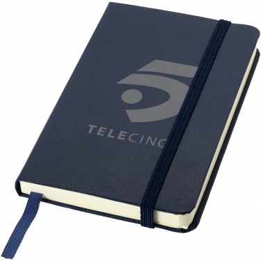 Logo trade promotional gifts picture of: Classic pocket notebook, dark blue