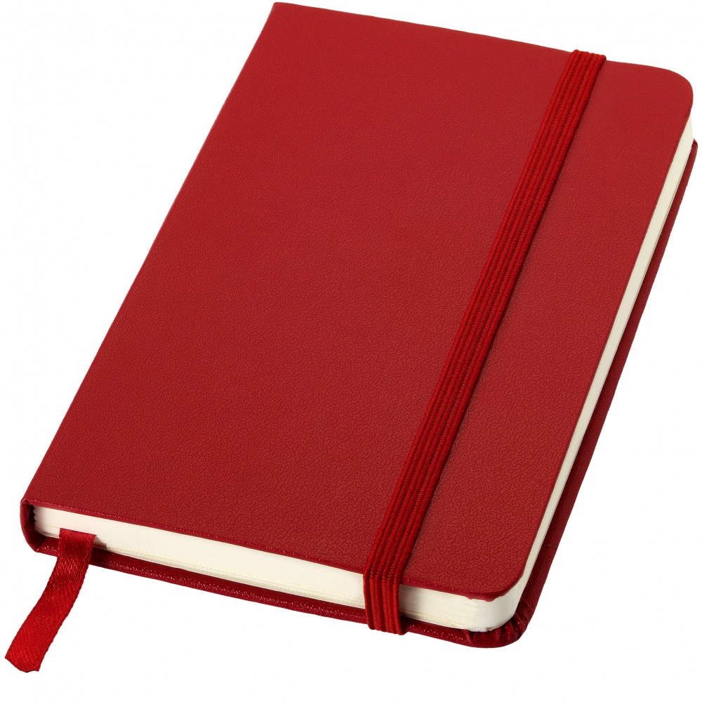 Logotrade advertising products photo of: Classic pocket notebook, red