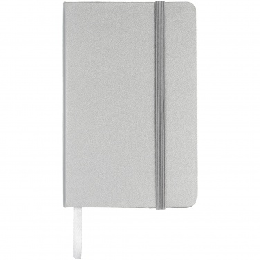 Logo trade promotional merchandise image of: Classic pocket notebook, gray