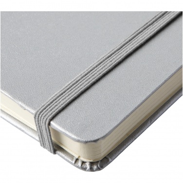 Logo trade corporate gifts image of: Classic pocket notebook, gray