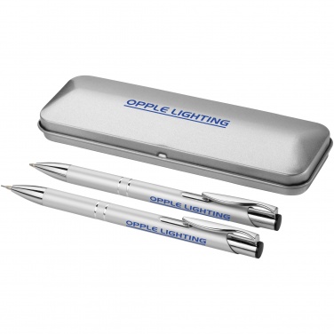 Logotrade promotional products photo of: Dublin pen set, gray