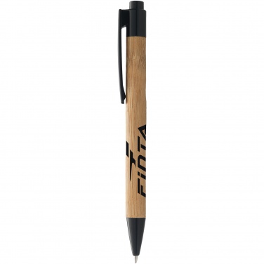 Logo trade promotional gifts picture of: Borneo ballpoint pen, black