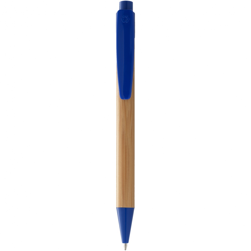 Logo trade advertising products image of: Borneo ballpoint pen, blue