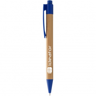 Logo trade promotional items image of: Borneo ballpoint pen, blue