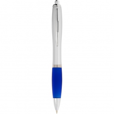Logo trade promotional items image of: Nash ballpoint pen, blue