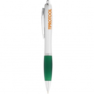 Logo trade corporate gifts image of: Nash ballpoint pen, green
