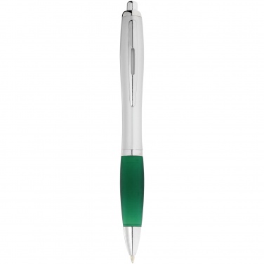 Logo trade promotional item photo of: Nash ballpoint pen, green