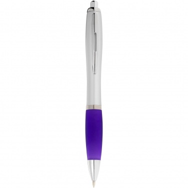 Logo trade promotional items picture of: Nash ballpoint pen, purple