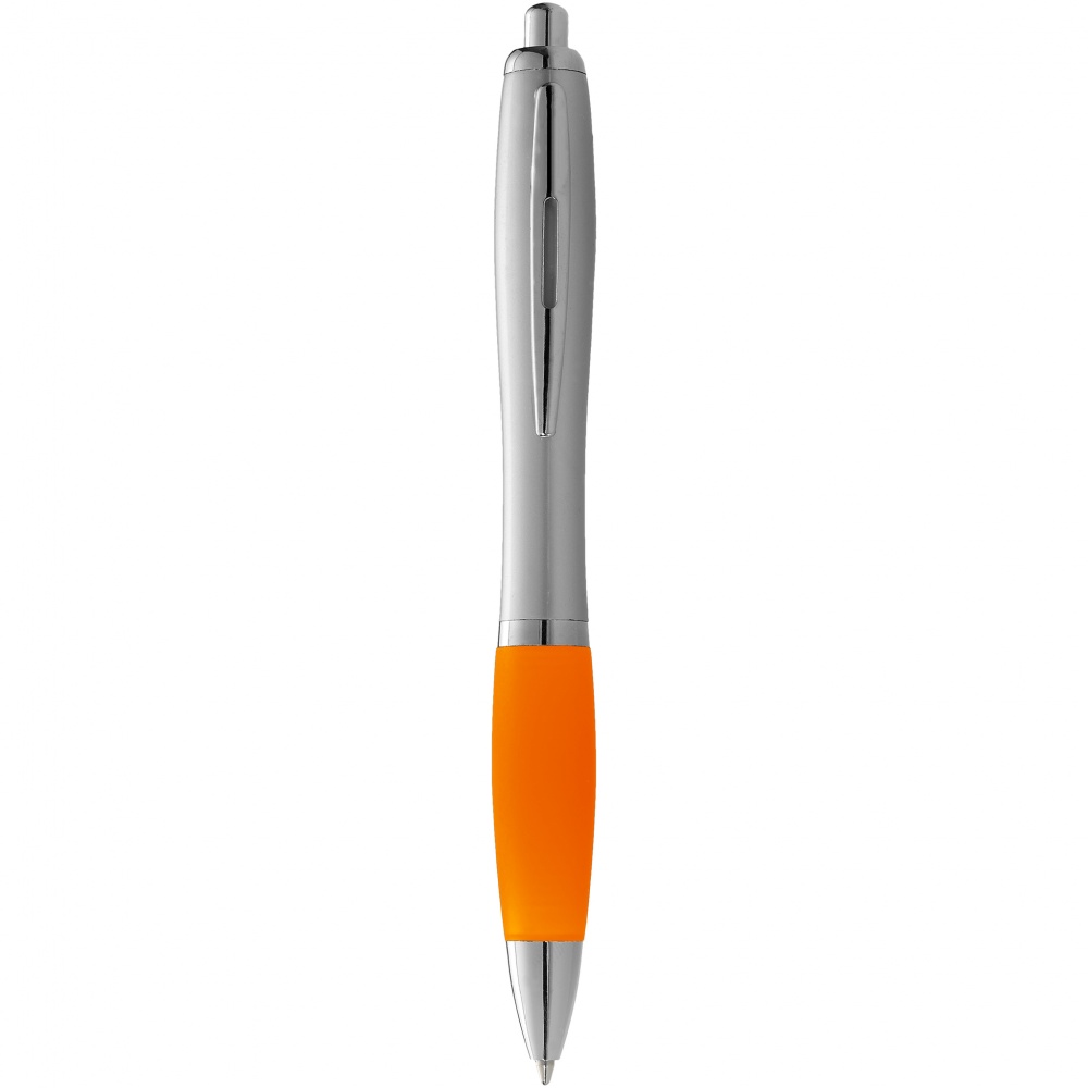 Logo trade promotional merchandise photo of: Nash ballpoint pen, orange