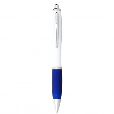 Logo trade promotional gifts image of: Nash Ballpoint pen, blue