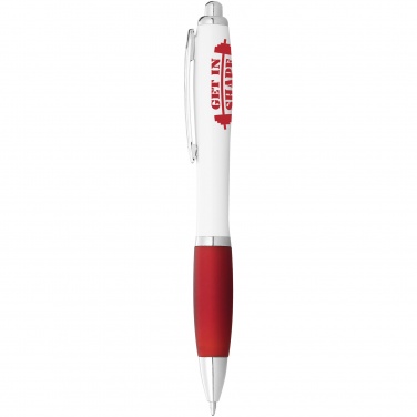 Logo trade business gifts image of: Nash Ballpoint pen, red