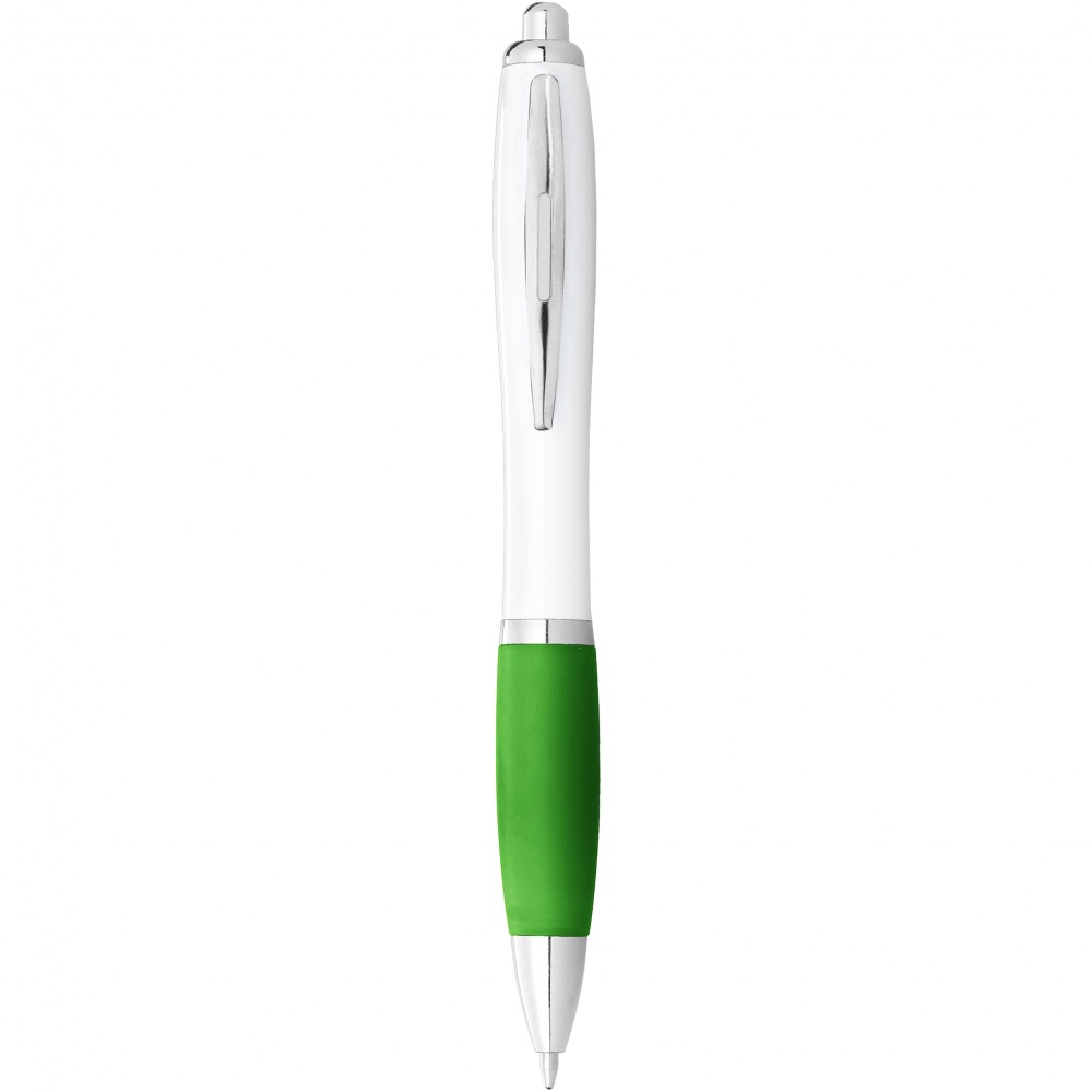 Logo trade promotional item photo of: Nash Ballpoint pen, green