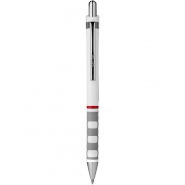 Logo trade business gifts image of: Tikky ballpoint pen, white