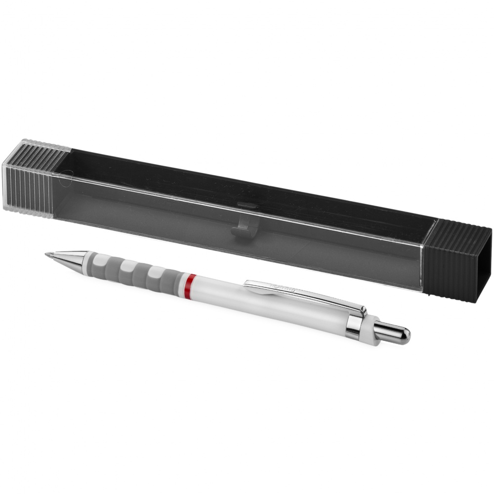 Logo trade promotional giveaways picture of: Tikky mechanical pencil, white