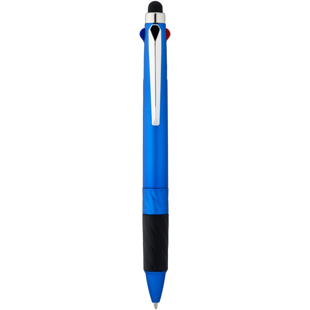 Logotrade promotional products photo of: Burnie multi-ink stylus ballpoint pen, blue