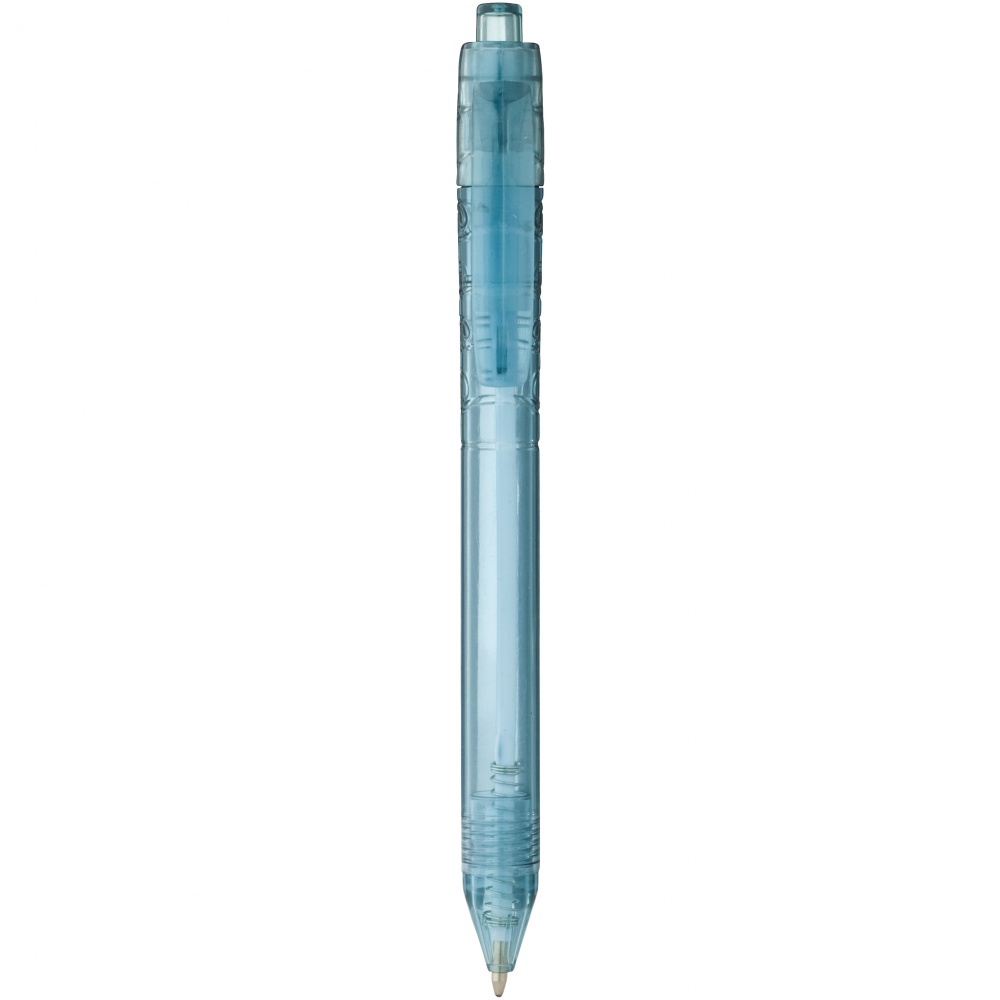 Logo trade promotional gift photo of: Vancouver ballpoint pen, blue