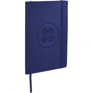 Logo trade promotional giveaways picture of: Classic Soft Cover Notebook, dark blue