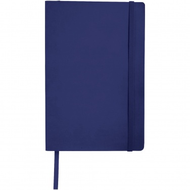 Logo trade promotional gifts picture of: Classic Soft Cover Notebook, dark blue