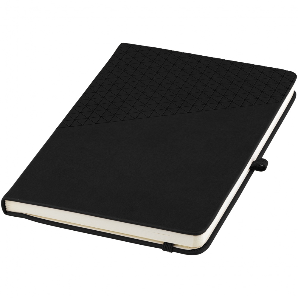 Logo trade advertising products image of: A5 Theta Notebook, black