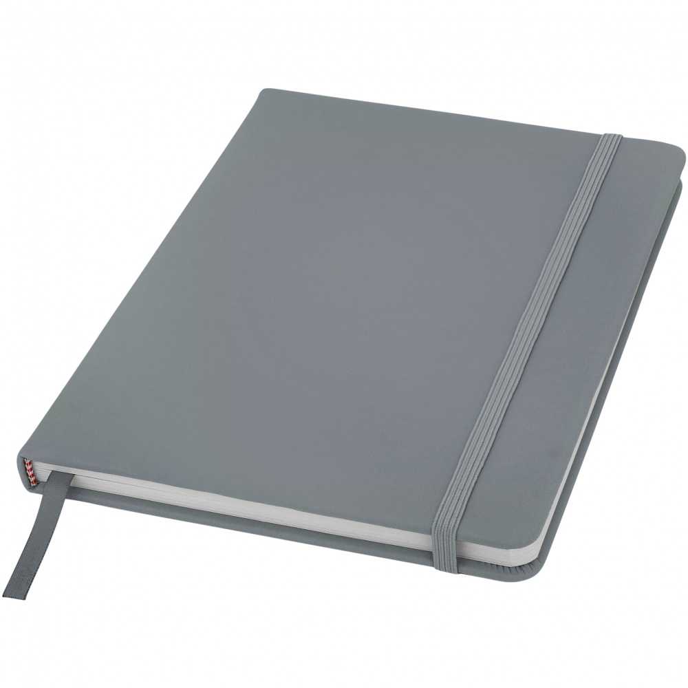 Logo trade promotional items picture of: Spectrum A5 Notebook, grey