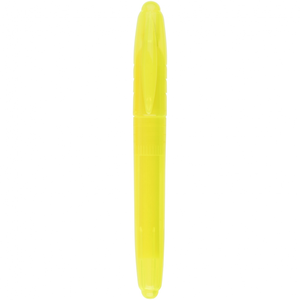 Logo trade promotional products picture of: Mondo highlighter, yellow