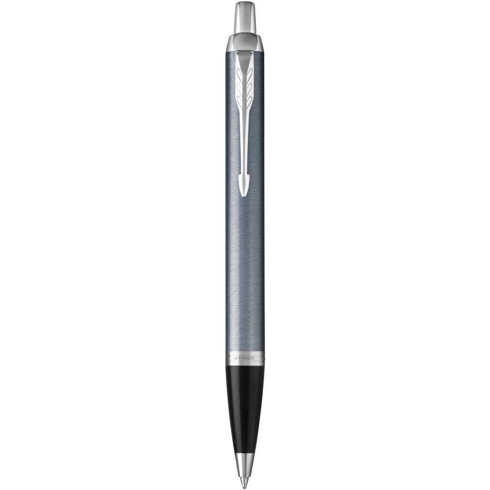 Logo trade promotional products picture of: Parker IM ballpoint pen grey