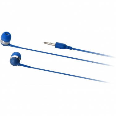 Logo trade promotional giveaways image of: Sargas earbuds, blue