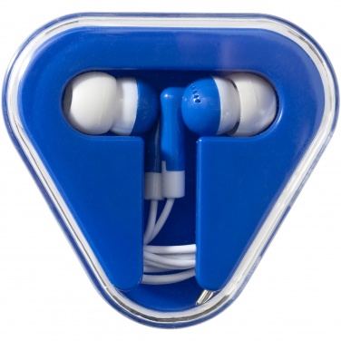 Logo trade advertising products image of: Rebel earbuds, blue