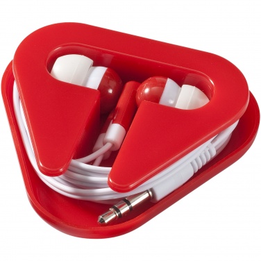 Logo trade promotional items picture of: Rebel earbuds, red