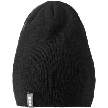 Logo trade corporate gifts image of: Level Beanie, black