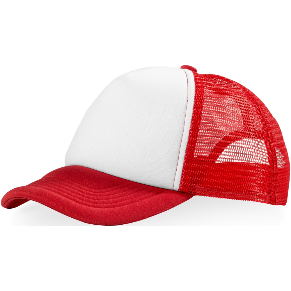 Logotrade promotional merchandise image of: Trucker 5-panel cap, red