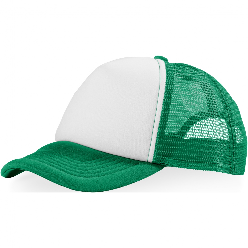Logotrade advertising product picture of: Trucker 5-panel cap, green