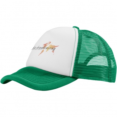 Logotrade promotional products photo of: Trucker 5-panel cap, green