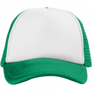 Logotrade promotional giveaway image of: Trucker 5-panel cap, green