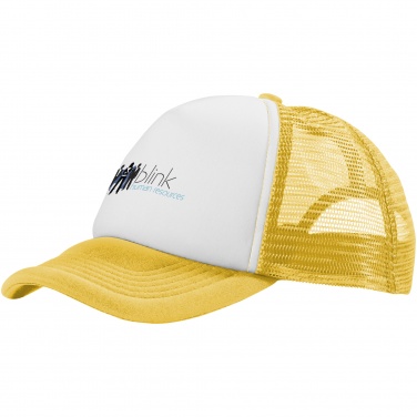 Logo trade promotional product photo of: Trucker 5-panel cap, yellow