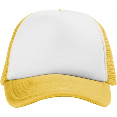 Logo trade promotional gift photo of: Trucker 5-panel cap, yellow