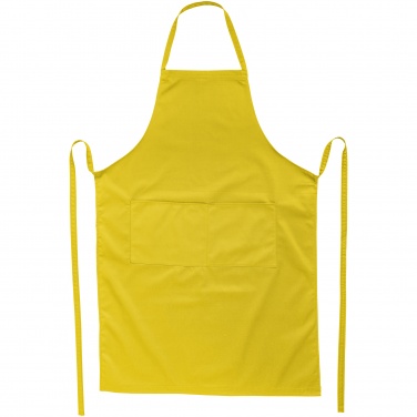 Logo trade promotional merchandise photo of: Viera apron, yellow