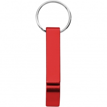Logotrade promotional merchandise image of: Tao alu bottle and can opener key chain, red