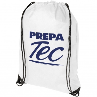 Logotrade promotional product image of: Evergreen non woven premium rucksack eco, white