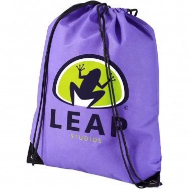 Logotrade corporate gift image of: Evergreen non woven premium rucksack eco, purple
