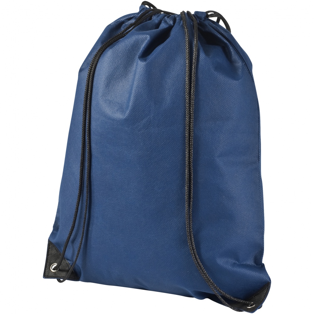 Logo trade corporate gifts picture of: Evergreen non woven premium rucksack eco, dark blue