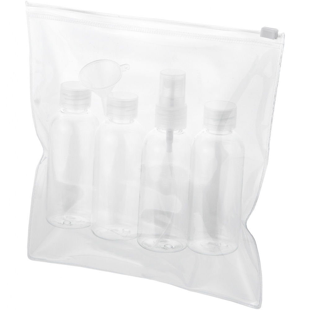 Logotrade promotional gifts photo of: Tokyo airline approved travel bottle set, white