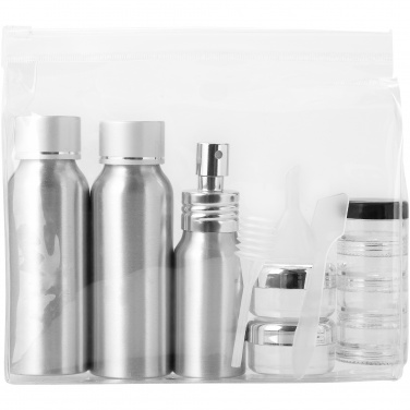 Logo trade promotional products picture of: Frankfurt airline approved alu travel bottle set