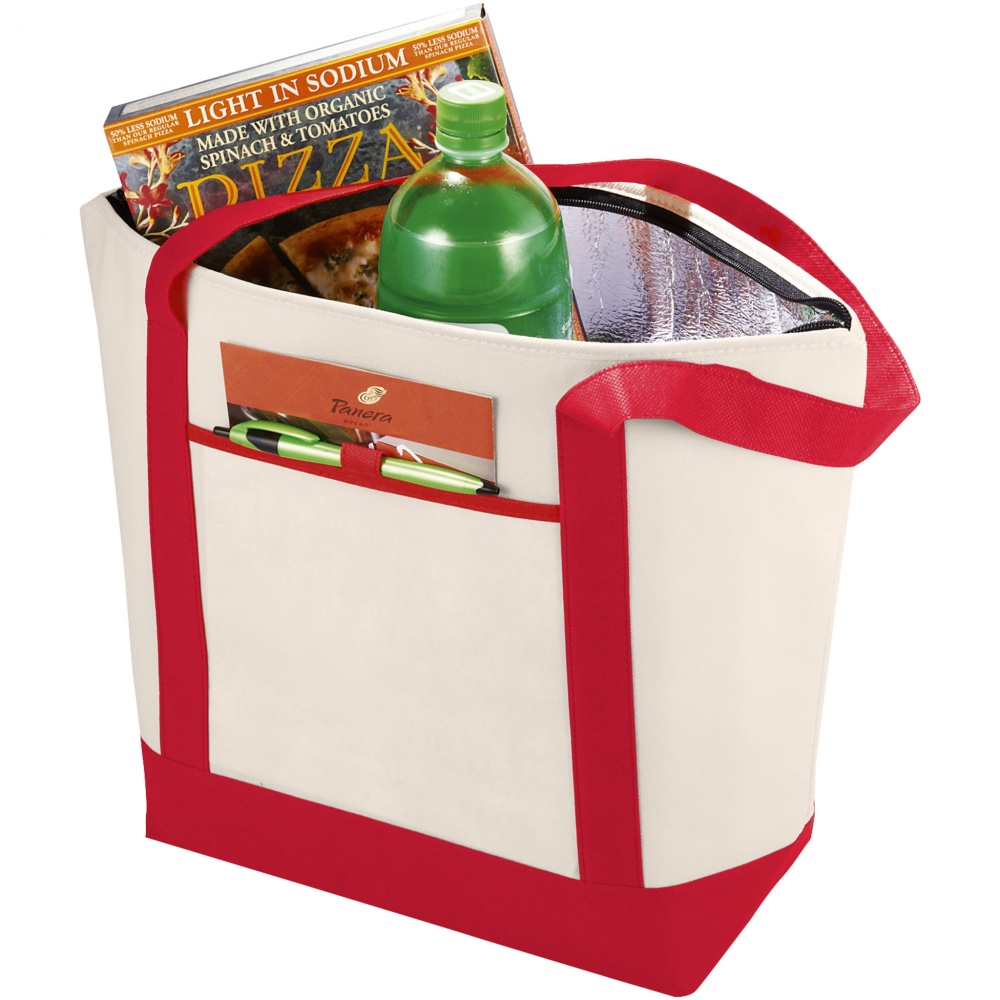 Logotrade promotional gift picture of: Lighthouse cooler tote, red