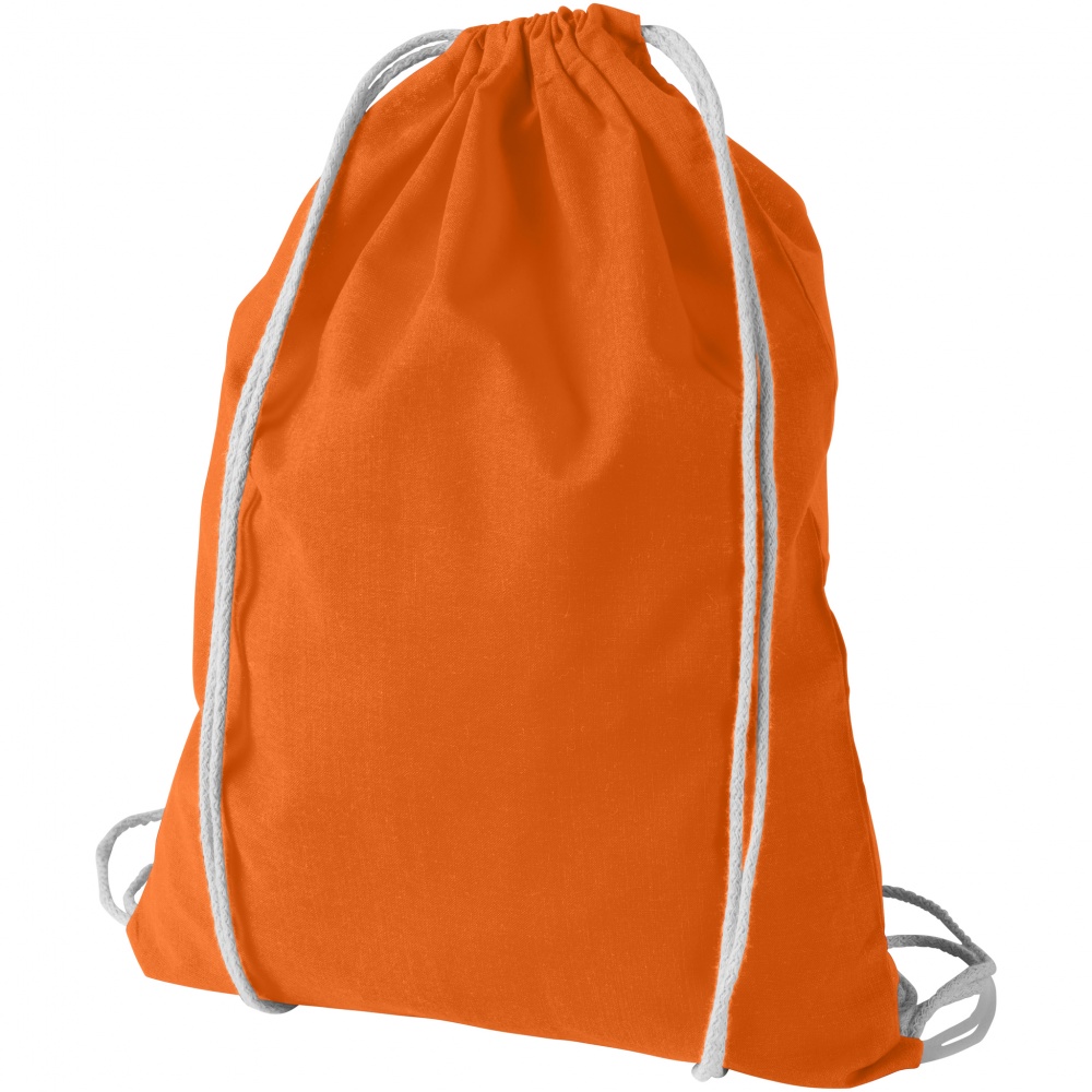 Logotrade advertising products photo of: Oregon cotton premium rucksack, orange