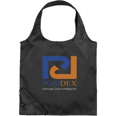 Logo trade promotional products picture of: Folding shopping bag Bungalow, black color